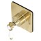 Kingston Brass KS3047BPL Single-Handle Three-Way Diverter Valve with Trim Kit, Brushed Brass KS3047BPL - alternate 1